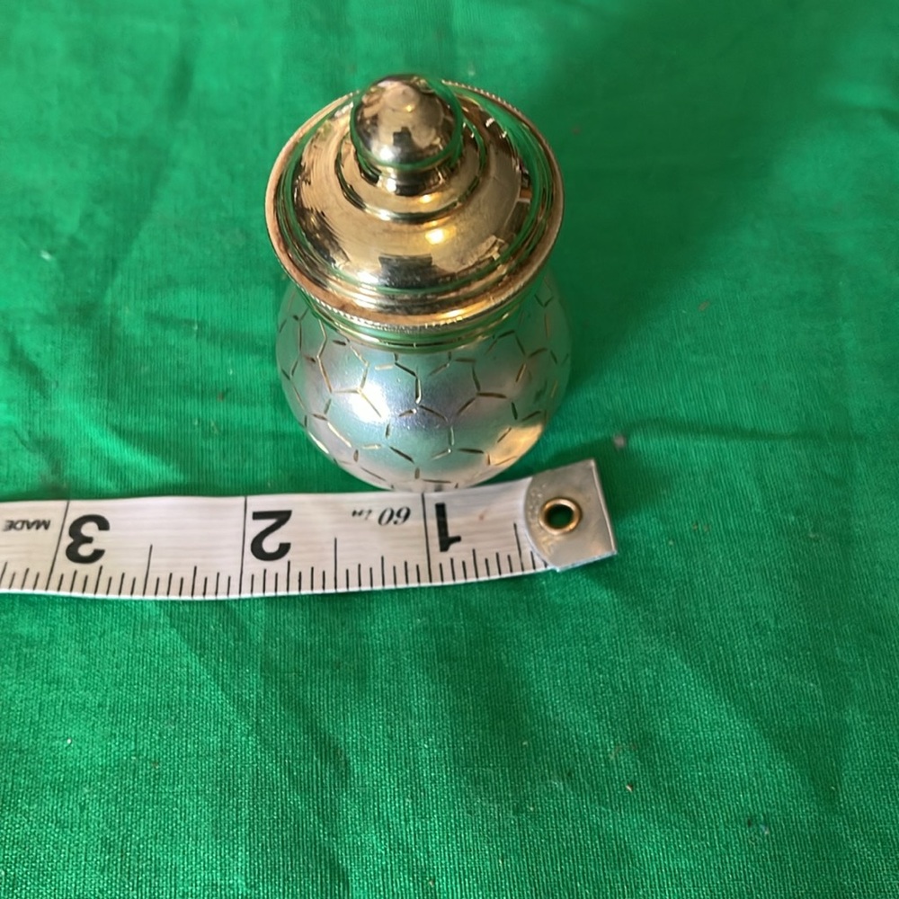 Elegant Silver Decorative Jar( vintage) - Picture 5 of 5